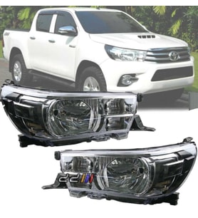 Toyota Hilux Revo Sağ Sol Ön Far Takımı Motorlu 2015-2019