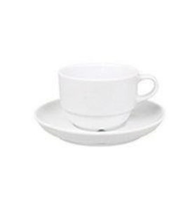 Güral Porselen EO02CT Tabaklı Çay Fincanı 6 Lı 230 Cc