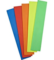 Nova Color Fosforlu Grapon Kağıdı 5 Renk Karışık 50 cm x 200 cm. 