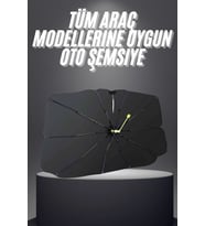Yeni Nesil Tüm Araç Modellerine Uygun Oto Şemsiye Katlanabilir Uv Işınlarına Karşı