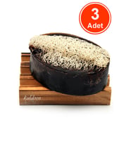 Kabak Lifli El Yapımı Doğal Ardıç Katranı Sabunu 120 G x 3 Adet