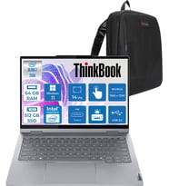 Lenovo Thinkbook 14 2-In-1 G5 Iau Intel Core Ultra 7 255U 64GB Ddr5 512GB SSD Windows 11 Pro Dokunmatik 14 Inç Wuxga (1920 x 1200) IPS 300NITS NP21SQ002TTXP37 + Zetta Çanta