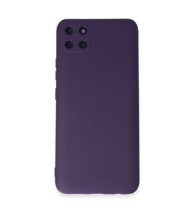 Realme C11 Kılıf Nano İçi Kadife Silikon - Mor