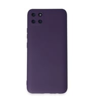 Realme C11 Kılıf Nano İçi Kadife Silikon - Mor