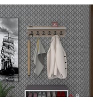 Kenzlife elbise askılığı askılık vettini crd 20*070*12 siyah 6 adet askı portmanto (Karışık)