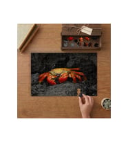 Yengeç Hayvan Yaban Hayvan Tasarımı 240 parça Ahşap Puzzle Ahşap Kutuda MP01998