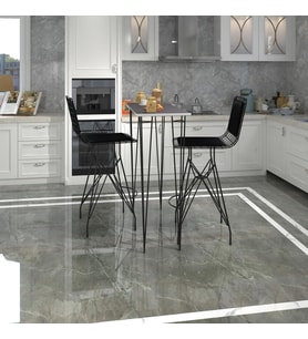 Knsz masa sandalye takımı hem105zengin grisyh 100*040 2 sandalye syhsyh sırt minderli
