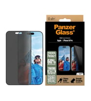 PanzerGlass iPhone 16 Pro UWF Hayalet Cam Ekran Koruyucu (Siyah)