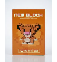 Lego Bricks 3D Aslan Simba 5 cm Mini Yapım Seti Eğitici Oyuncak Model
