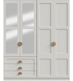 ATLANTİK MDF 4 KAPAKLI DOLAP
