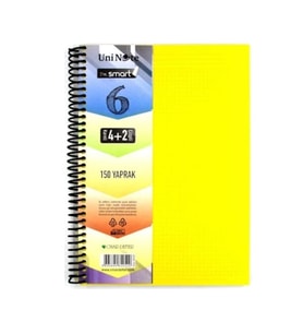 Çınar Bölmeli Defter 4+2 Spiralli 150 Yaprak Ayraçlı Defter