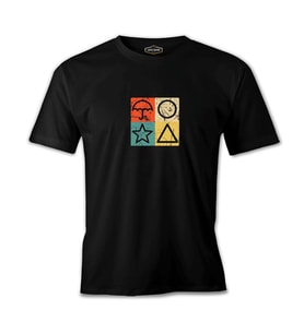 Squid Game -Candy Game Siyah Erkek Tshirt