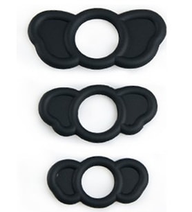 Penextender® 3 Rings 3'lü Penis Halka Seti - İlişki Süresini Artırıcı, Cilt Dostu Elastik Halka Seti