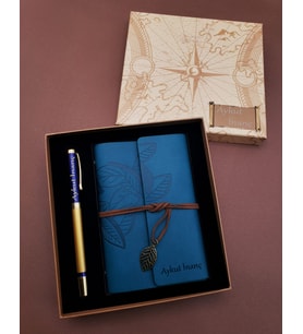 Kişiye Özel Kutulu Roller Kalem Ve Defter & Hediyelik Defter Kalem Seti - İsme Özel Kalem , Kişiye Özel Hatıra Defteri