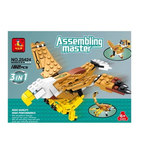 Mulvxurg  Urg02  Assembling Master 3 In 1 182 Parça Dönüşen Kartal (Mulvix)