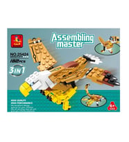 Mulvxurg  Urg02  Assembling Master 3 In 1 182 Parça Dönüşen Kartal (Mulvix)
