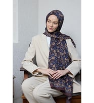 80 x 180 -Pamuk Nubuk Şal -04914 (Kahverengi)