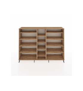 Hyperion Dolap 11 Raflı  220x44x163 Çam-Çam