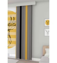 TEKSTİLNET ŞERİT DESENLİ GENÇ ODASI BASKILI FON PERDE SET-3027