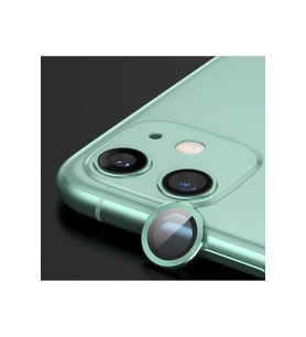 Apple iPhone 12 Uyumlu Zore CL-01 Kamera Lens Koruyucu (Açık Yeşil)