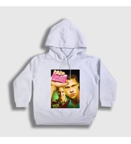 Presmono Unisex Çocuk Beyaz Cover Film Dövüş Kulübü Fight Club Kapüşonlu Sweatshirt 245097tt (Beyaz)