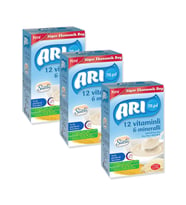 Arı Mama 12 Vitaminli 6 Mineralli Sütlü Pirinç Unu Kasık Maması 500 gr x 3 Adet