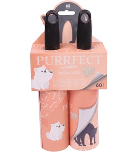 PURRFECT TÜY TOPLAMA RULOSU 2X60 YAPRAK PİNK