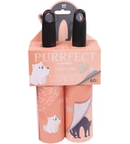 PURRFECT TÜY TOPLAMA RULOSU 2X60 YAPRAK PİNK
