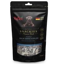 Reflex Snackies Morina Balık Derisi Küpleri Köpek Ödülü 170 Gr