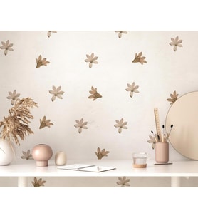 Lilyum Çiçekli Bahar Duvar Sticker,Lilyum Salon Çocuk Odası Duvar Sticker (Karışık)