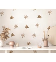 Lilyum Çiçekli Bahar Duvar Sticker,Lilyum Salon Çocuk Odası Duvar Sticker (Karışık)