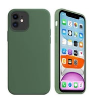 Apple iPhone 11 İçi Kadife Silikon Kılıf Yeşil