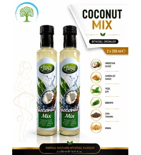 Dr.Floya Coconut Mix 2 Adet 250 ml Hindistan Cevizi, Yeşil Çay, Kinoa İçerikli