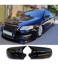 Vw Passat B6 Batman Yarasa Ayna Kapağı Piona Black ABS 2005-2010