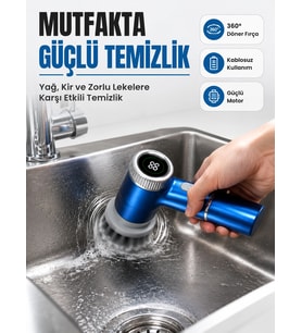 Dijital Göstergeli Şarjlı Temizlik Fırçası İle Konforlu Kullanım Deneyimi