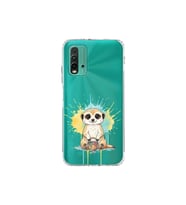 Redmi 9T ile Uyumlu Splash Mirket Tasarımlı Şeffaf Silikon Kılıf