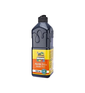 NOVA COLOR NC-386 AKRİLİK BOYA 500gr. SİYAH