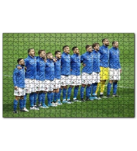 Cakapuzzle Euro 2021 Kupa Şampiyonu İtalya Puzzle Yapboz MDF (Ahşap) (120 Parça)