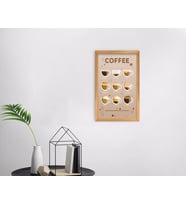 BK Home Coffee Tasarımlı Dekoratif Retro Ahşap Tablo-13