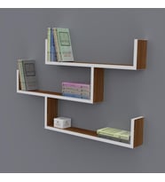 Kenzlife kitaplık gülin 055*080*20 cvz duvar rafı
