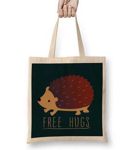 Free Hugs Bez Çanta Uzun Saplı