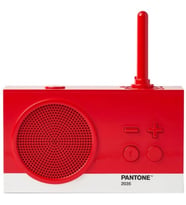 Lexon x Pantone Tykho 3 Bluetooth Hoparlör ve Radyo Kırmızı