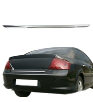 Peugeot 407 Krom Bagaj Alt Çıta Formlu 2005 Üzeri Paslanmaz Çelik