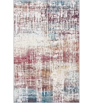 Eliana Home Baskılı, Yıkanabilir Kaymaz Taban Salon Halısı LNA0271 100x150 cm (Kırmızı)