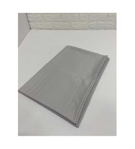 Çizgili Tek Masa Örtüsü Colber 160x220cm Gri