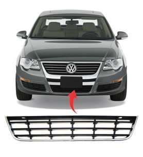 Vw Passat B6 Orta Izgara Nikelajlı 2006-2011 3C0853671C