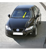 Seat Exeo 2009-2014 Ön Cam Sol Sürücü Taraf Silecek Kolu 8E1955407C (Siyah)