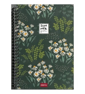 PAPİRÜS SUMMER PP. KAPAK SPİRALLİ A4 80YP. KARELİ DEFTER