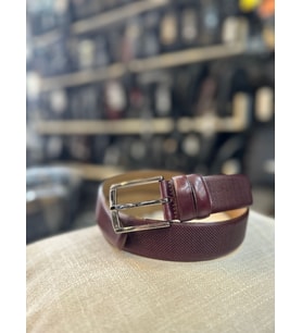 TRG POLO HAKİKİ DERİ ERKEK KEMERİ (Bordo)