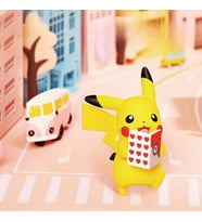 Pokemon Pikachu  Kawaii Anime Figür Model 1